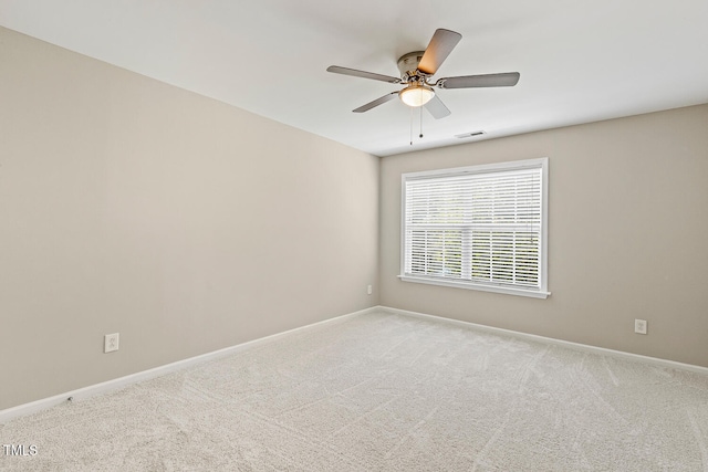 1201 Woodlands Creek Way, Apex, NC 27502 - spare room featuring carpet floors and ceiling fan