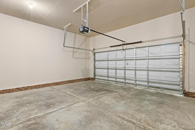 1201 Woodlands Creek Way, Apex, NC 27502 - garage with a garage door opener and baseboards