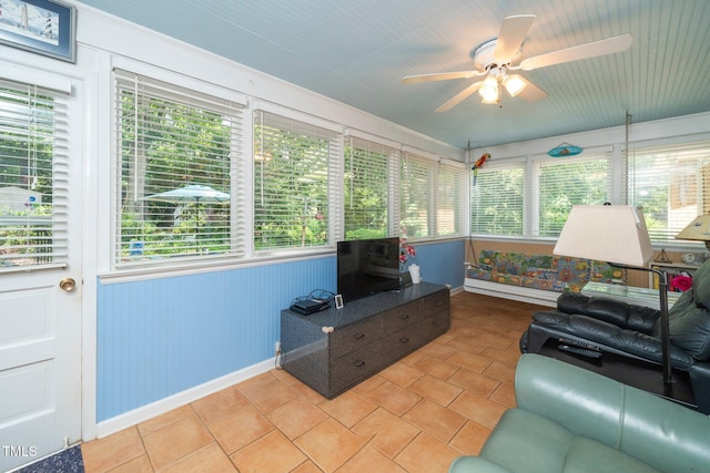 1312 Hampton Valley Rd, Cary, NC 27511 - sunroom / solarium featuring healthy amount of natural light and tile patterned floors