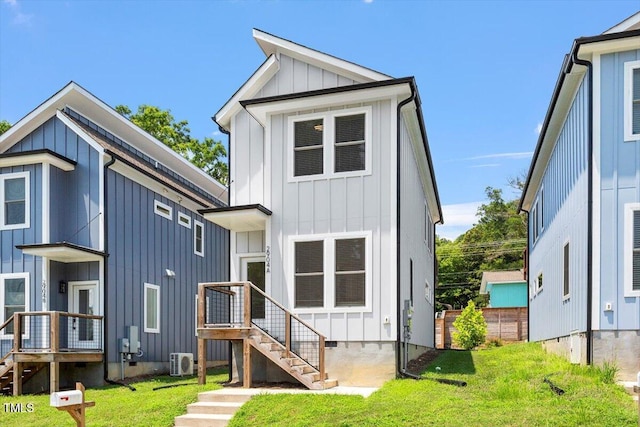 2904 Wadsworth Ave # A, Durham, NC 27707 - view of front of property featuring board and batten siding and crawl space
