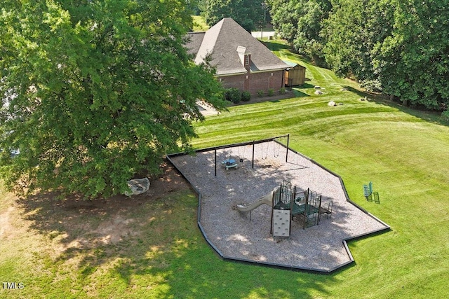1203 Smith Creek Way, Wake Forest, NC 27587 - aerial view of property and surrounding area