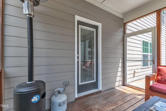 2700 Banks Lake Ct, Fuquay Varina, NC 27526 - view of wooden terrace