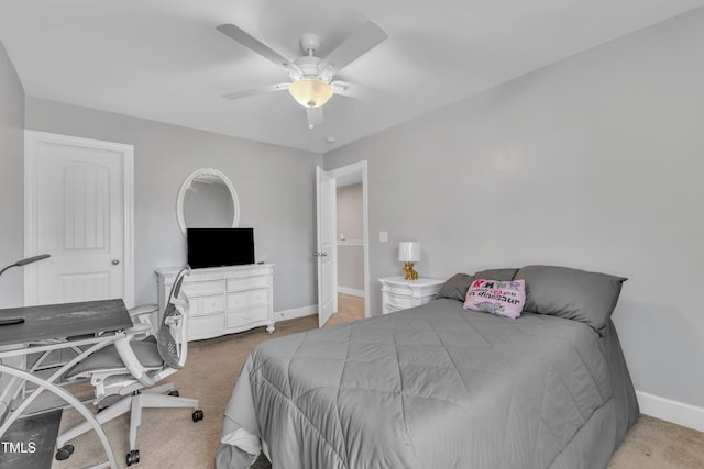 2700 Banks Lake Ct, Fuquay Varina, NC 27526 - bedroom featuring carpet and a ceiling fan