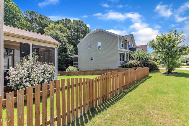 2700 Banks Lake Ct, Fuquay Varina, NC 27526 - view of side of property featuring a sunroom