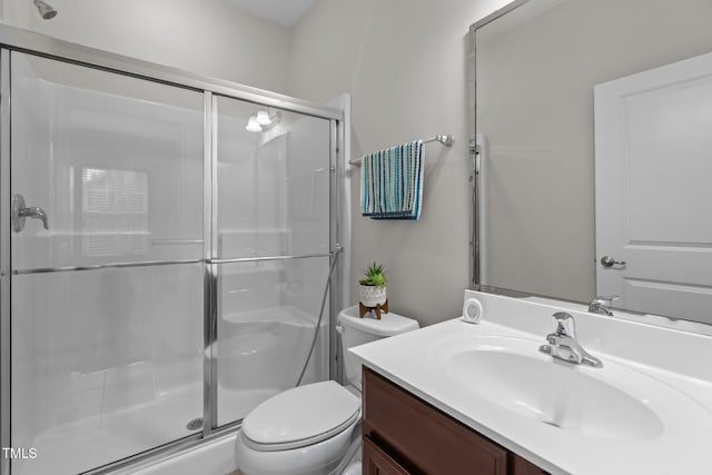 316 Hilliard Forest Dr, Cary, NC 27519 - bathroom with vanity and a shower stall