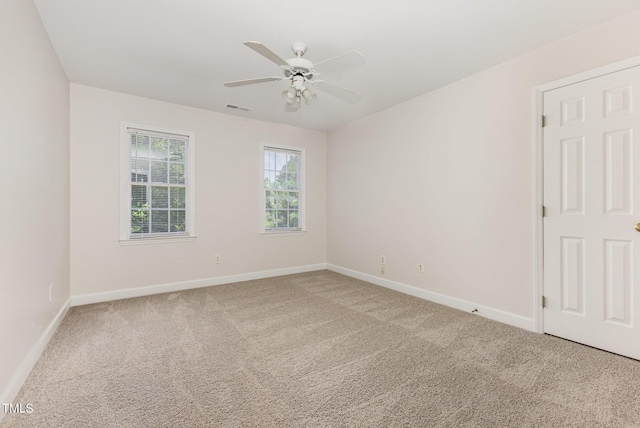 317 Yellow Poplar Ave, Wake Forest, NC 27587 - carpeted empty room with baseboards and ceiling fan