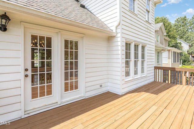 317 Yellow Poplar Ave, Wake Forest, NC 27587 - view of deck