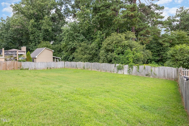 317 Yellow Poplar Ave, Wake Forest, NC 27587 - view of fenced backyard