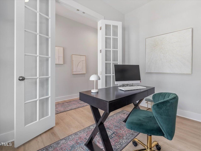 820 Whistable Ave, Wake Forest, NC 27587 - office area with wood finished floors and baseboards
