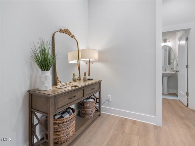 820 Whistable Ave, Wake Forest, NC 27587 - detailed view of wood finished floors and baseboards