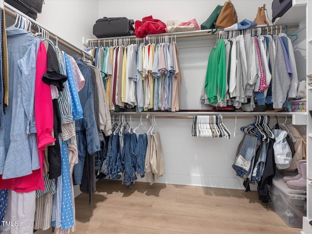 820 Whistable Ave, Wake Forest, NC 27587 - spacious closet featuring wood finished floors