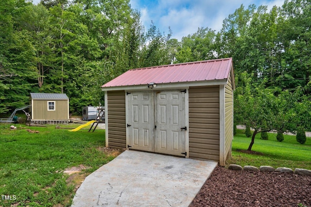 196 Red Wing Dr, Louisburg, NC 27549 - view of shed
