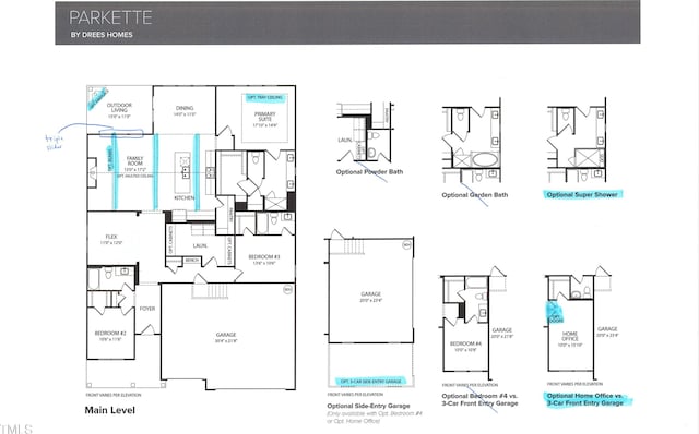 6104 Hope Farm Ln Unit 2, Wake Forest, NC 27587 - view of property floor plan
