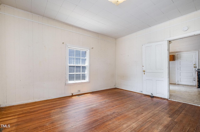 805 N Duke St, Durham, NC 27701 - empty room with hardwood / wood-style flooring and a smoke detector