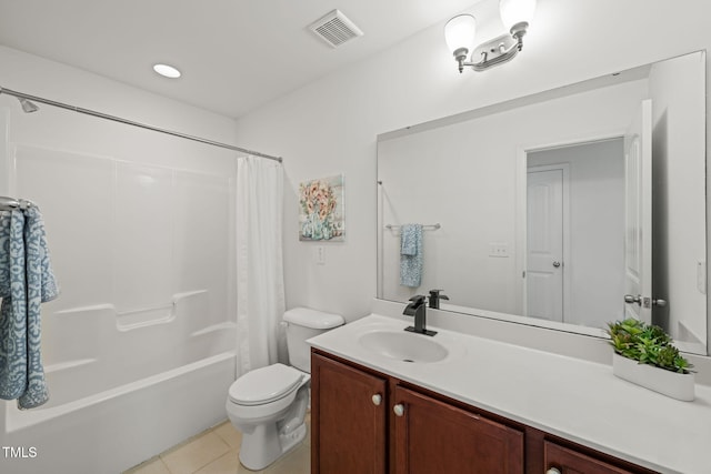 120 Holly Berry Ln, Durham, NC 27703 - bathroom featuring vanity, shower / tub combo with curtain, and tile patterned floors