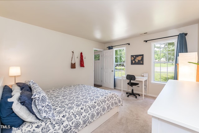 10 Biltmore Pl, Durham, NC 27712 - bedroom featuring light colored carpet and an office area
