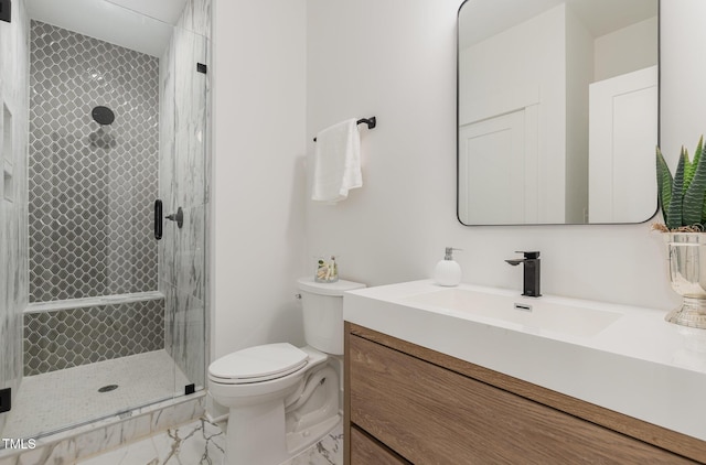 3714 Ode Turner Rd, Hillsborough, NC 27278 - full bathroom featuring vanity and a stall shower