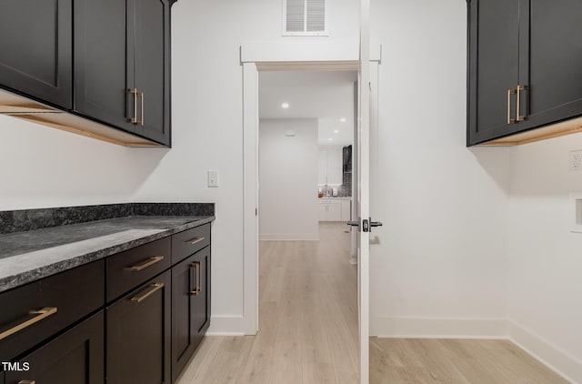 3714 Ode Turner Rd, Hillsborough, NC 27278 - kitchen featuring light wood-style flooring and recessed lighting