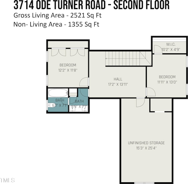 3714 Ode Turner Rd, Hillsborough, NC 27278 - view of home floor plan