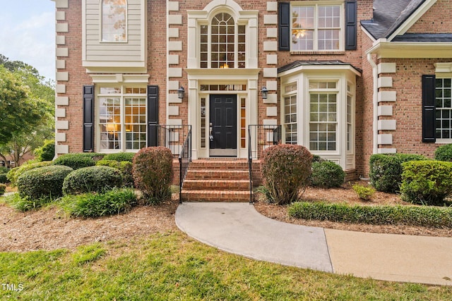 100 Beraneak Ln, Cary, NC 27519 - entrance to property with brick siding