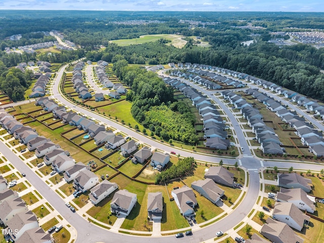 2307 Bethpage Dr, Fuquay Varina, NC 27526 - aerial view of property and surrounding area featuring nearby suburban area