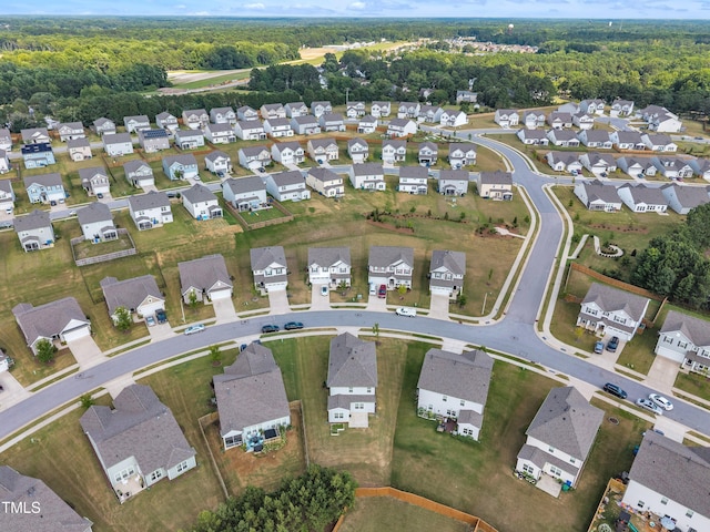 2307 Bethpage Dr, Fuquay Varina, NC 27526 - aerial overview of property's location with nearby suburban area