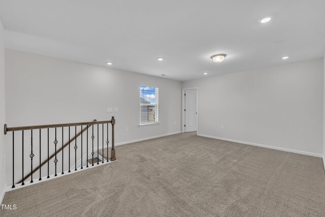2307 Bethpage Dr, Fuquay Varina, NC 27526 - empty room featuring carpet floors and recessed lighting