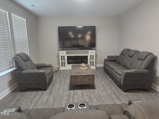 808 Heartpine Dr, Mebane, NC 27302 - living area with wood finished floors and healthy amount of natural light