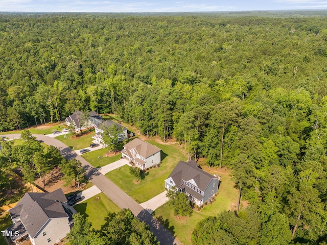 121 Roundrock Ln, Sanford, NC 27330 - drone / aerial view of a forest