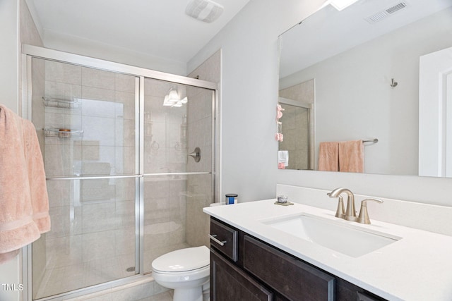 121 Roundrock Ln, Sanford, NC 27330 - full bath featuring vanity and a shower stall