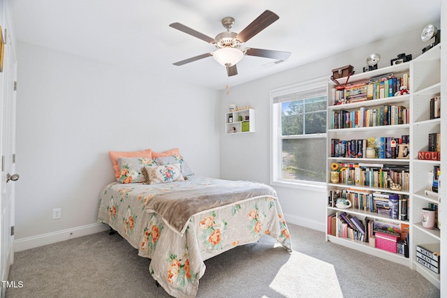 121 Roundrock Ln, Sanford, NC 27330 - bedroom with carpet floors and ceiling fan