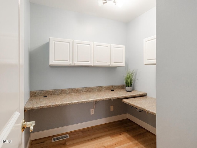6843 Sawyer Rd, Liberty, NC 27298 - unfurnished office featuring light wood-style flooring and baseboards