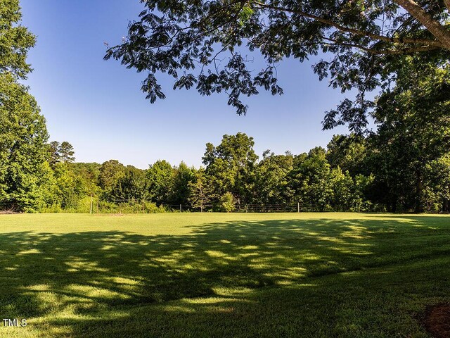 6843 Sawyer Rd, Liberty, NC 27298 - view of grassy yard featuring a view of trees