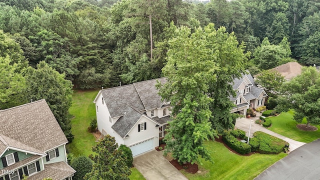 6104 Spicewood Dr, Fuquay Varina, NC 27526 - drone / aerial view of a forest