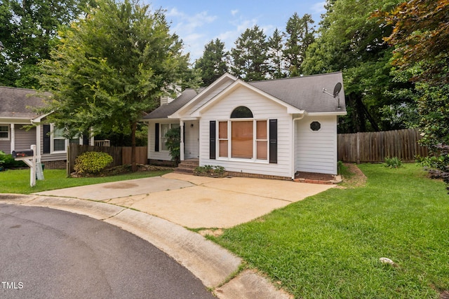 2912 Enson Pl, Raleigh, NC 27603 - single story home with a chimney and roof with shingles