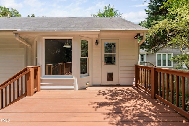 2912 Enson Pl, Raleigh, NC 27603 - view of wooden terrace
