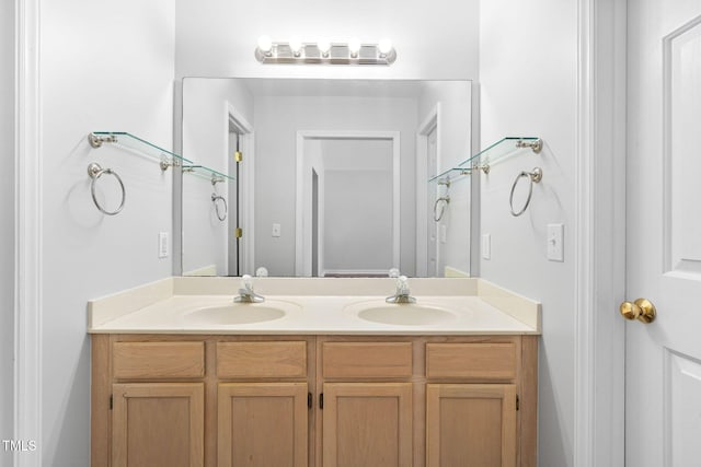 2912 Enson Pl, Raleigh, NC 27603 - bathroom featuring double vanity