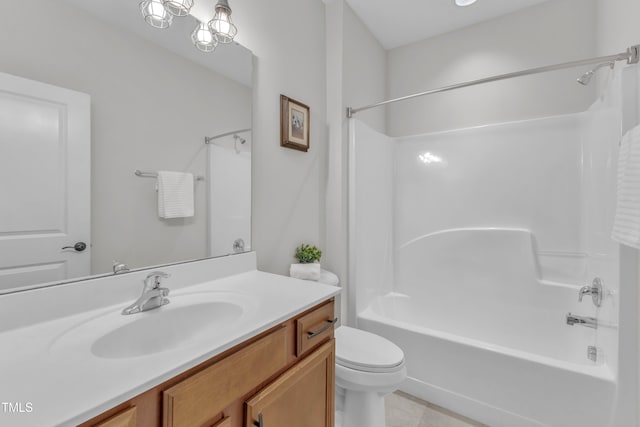 1003 Branwell Dr, Durham, NC 27703 - bathroom with vanity, shower / bath combination, and tile patterned floors