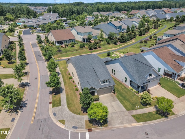 1003 Branwell Dr, Durham, NC 27703 - aerial perspective of suburban area