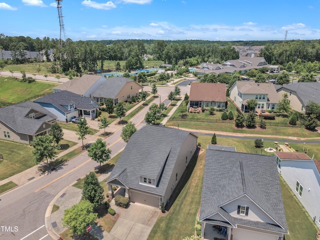 1003 Branwell Dr, Durham, NC 27703 - aerial perspective of suburban area