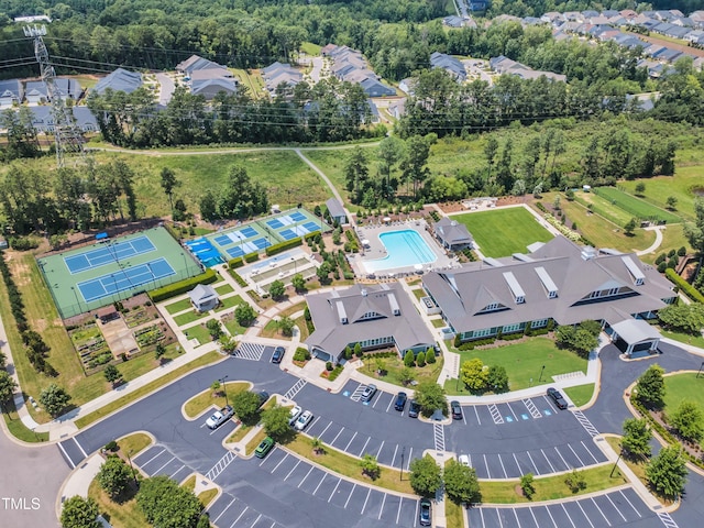 1003 Branwell Dr, Durham, NC 27703 - view of property location with a pool area