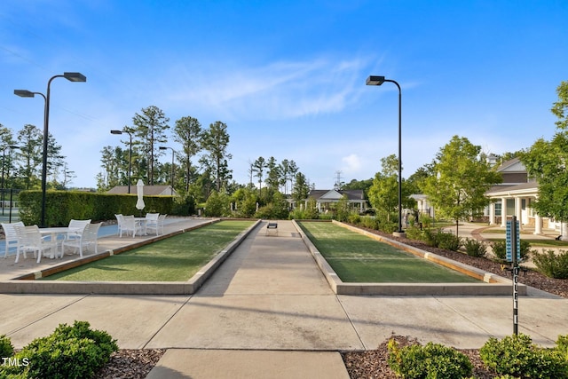 1003 Branwell Dr, Durham, NC 27703 - view of property's community with a bocce ball area