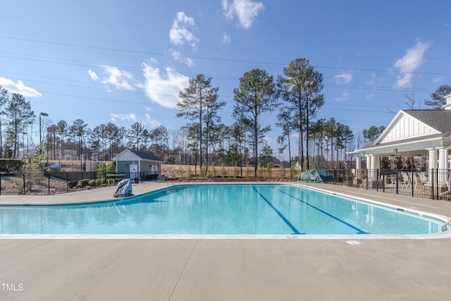 1003 Branwell Dr, Durham, NC 27703 - community pool featuring a patio area