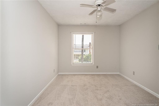 3516 Worley St, Fayetteville, NC 28311 - spare room with light colored carpet and ceiling fan