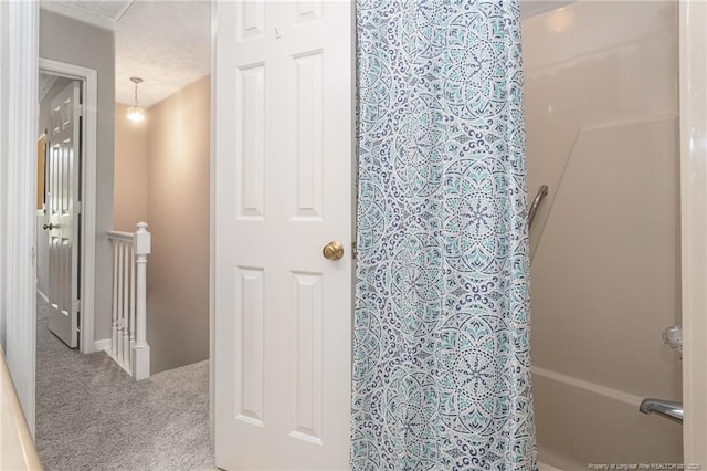 3516 Worley St, Fayetteville, NC 28311 - bathroom featuring curtained shower and a tub