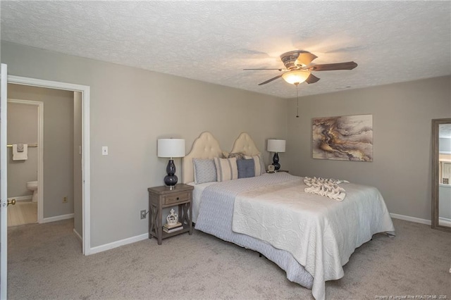 3516 Worley St, Fayetteville, NC 28311 - bedroom featuring light colored carpet, a textured ceiling, and ceiling fan