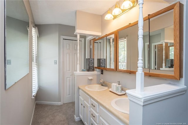 3516 Worley St, Fayetteville, NC 28311 - full bathroom featuring double vanity and baseboards