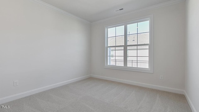 2304 Sugar Cone Way, Fuquay Varina, NC 27526 - empty room with healthy amount of natural light, crown molding, and light colored carpet