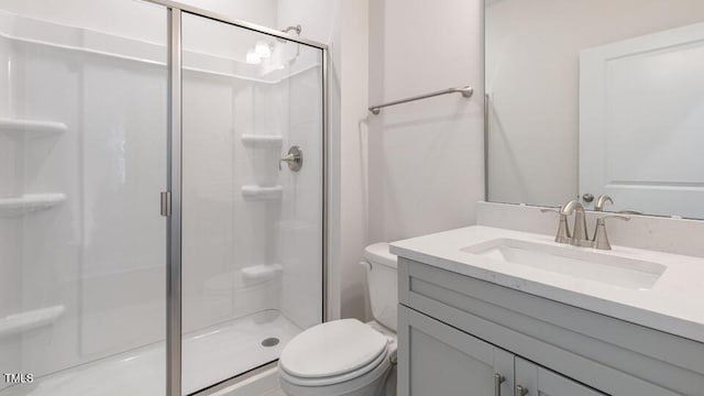 2304 Sugar Cone Way, Fuquay Varina, NC 27526 - full bath featuring a stall shower and vanity