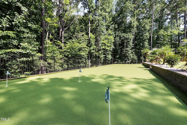 2101 Blue Haven Ct, Wake Forest, NC 27587 - surrounding community with an area to practice putting